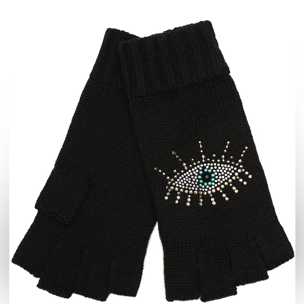 Kurt Geiger Evil Eye Fingerless Gloves